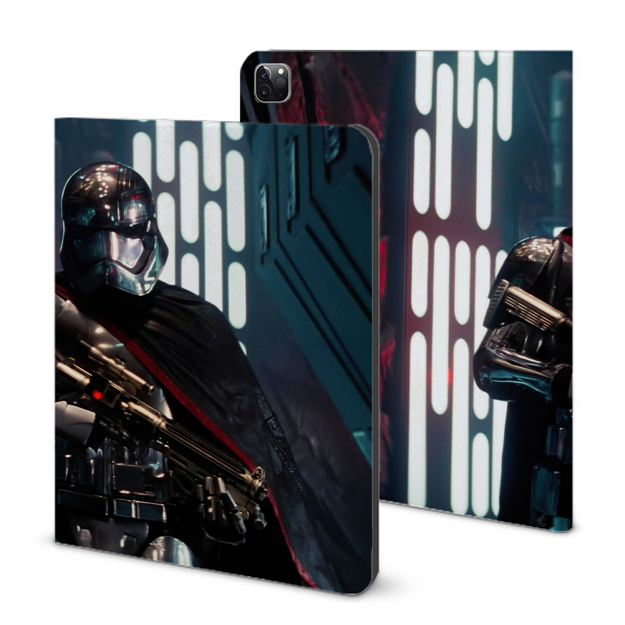 （画像用） スター・ウォーズ Star Wars IPad ケース ブック型 PUレザー TPU 耐衝撃 軽量 薄型 ペン収納なし 全面保護 IPad 各モデル対応